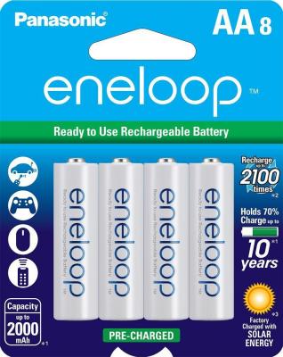 AA eneloop 8 Pack 2100 Cycle Battery