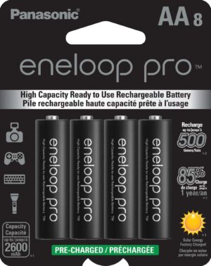 eneloop PRO High Capacity AA 8 Pack - Image 1