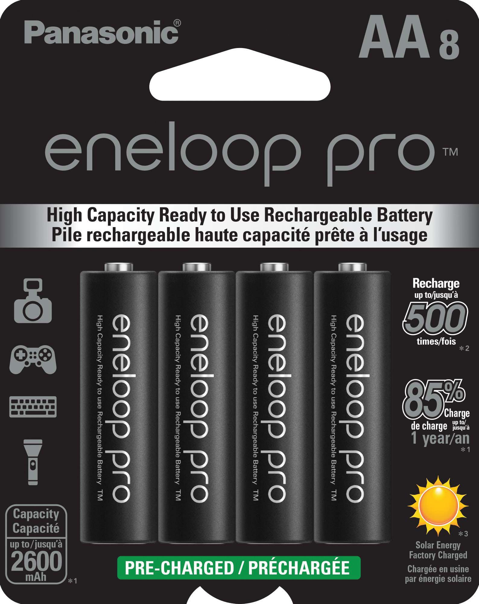 eneloop PRO High Capacity AA 8 Pack - Image 1
