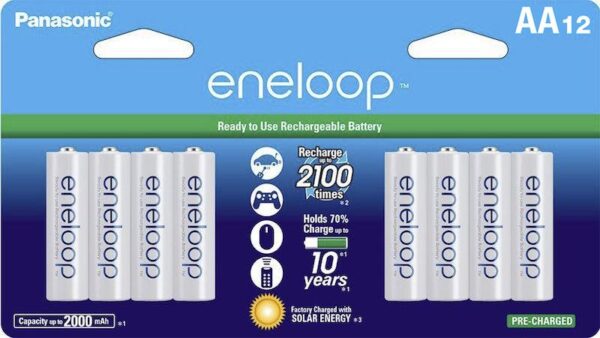 AA eneloop 12 pack 2100 Cycle Battery