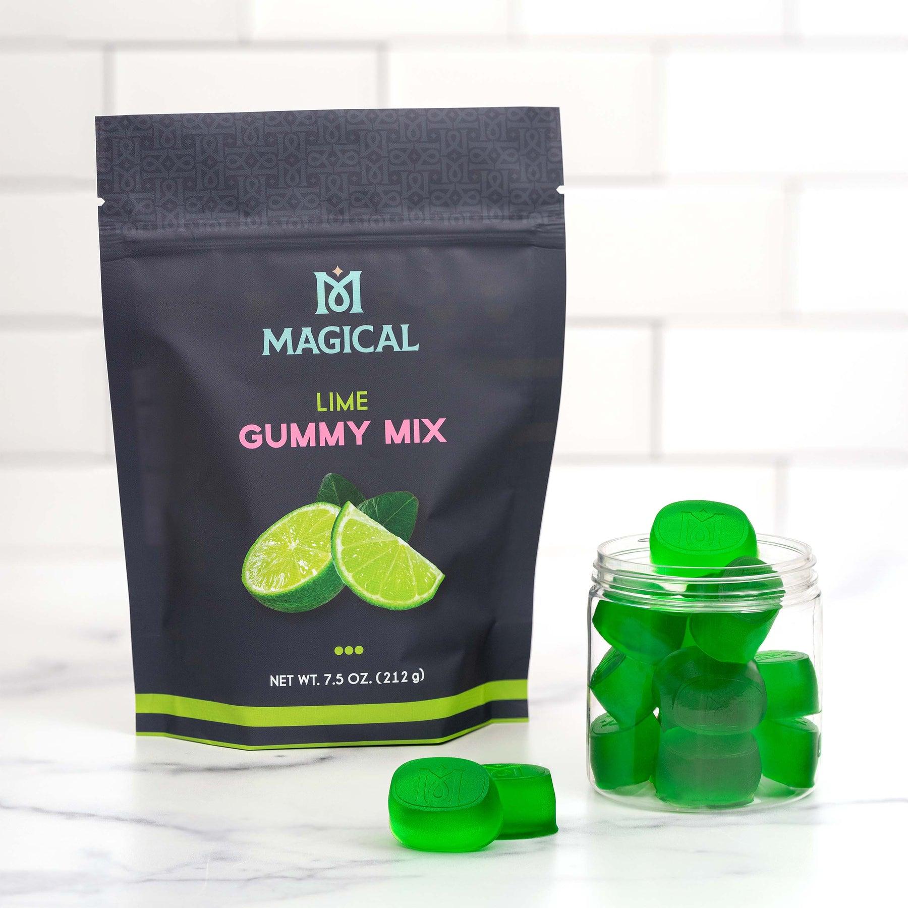 Magicals Premium Gelatin Lime Gummy Mix