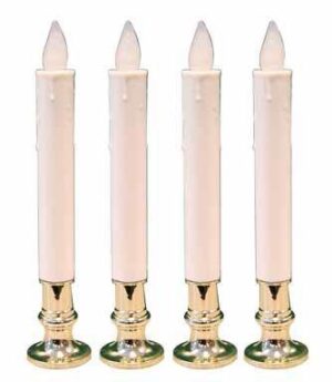 LED Stick Candles 4 Pack